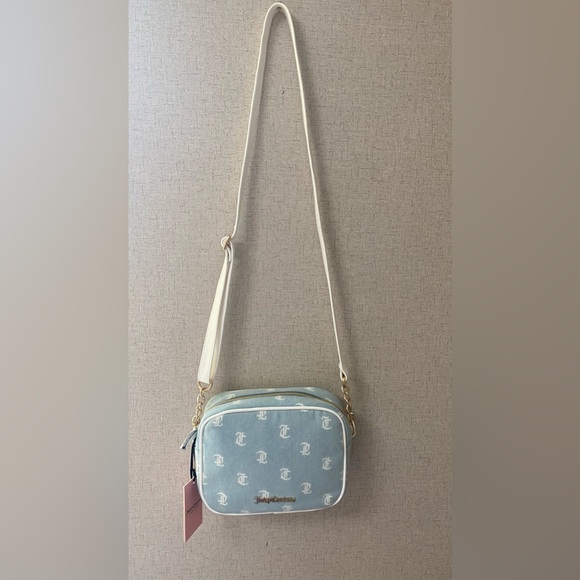 Juicy Couture Handbags - Denim Juicy Couture Camera Crossbody Bag